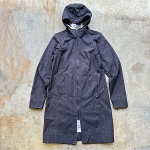 Lululemon Apres It All jacket with an allover logo pattern